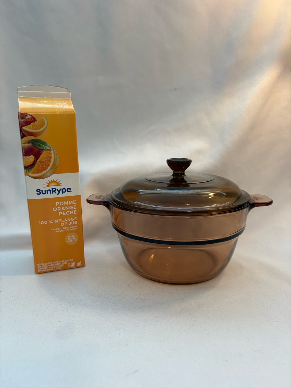 Visions France double boiler insert with lid